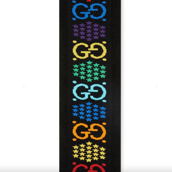 Gucci GG Psychedelic Socks in Black - Picture 2 of 3